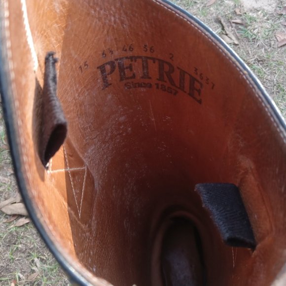 Petrie Elegance Dressage Boot black dress boots size 6.5 slim - Picture 5 of 9